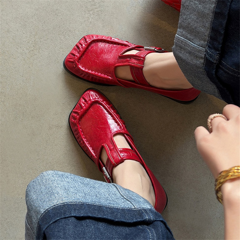 Women'S Fashion Shoes - أحذية نسائية جديدة من الجلد الطبيعي