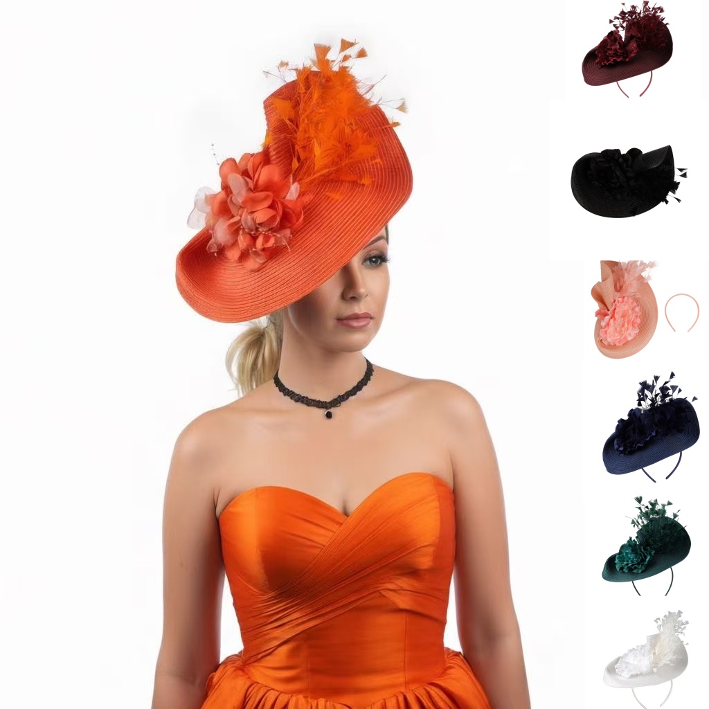 Women'S Fashion Kentucky Derby - قبعة فاسيناتور نسائية مبالغ فيها بتصميم