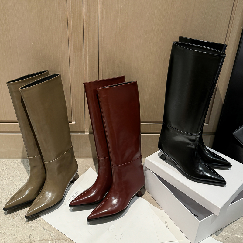 QUTAA موضة أخبار النساء حذاء ب - مراجعة Women'S Fashion Knee High Boots وسعره