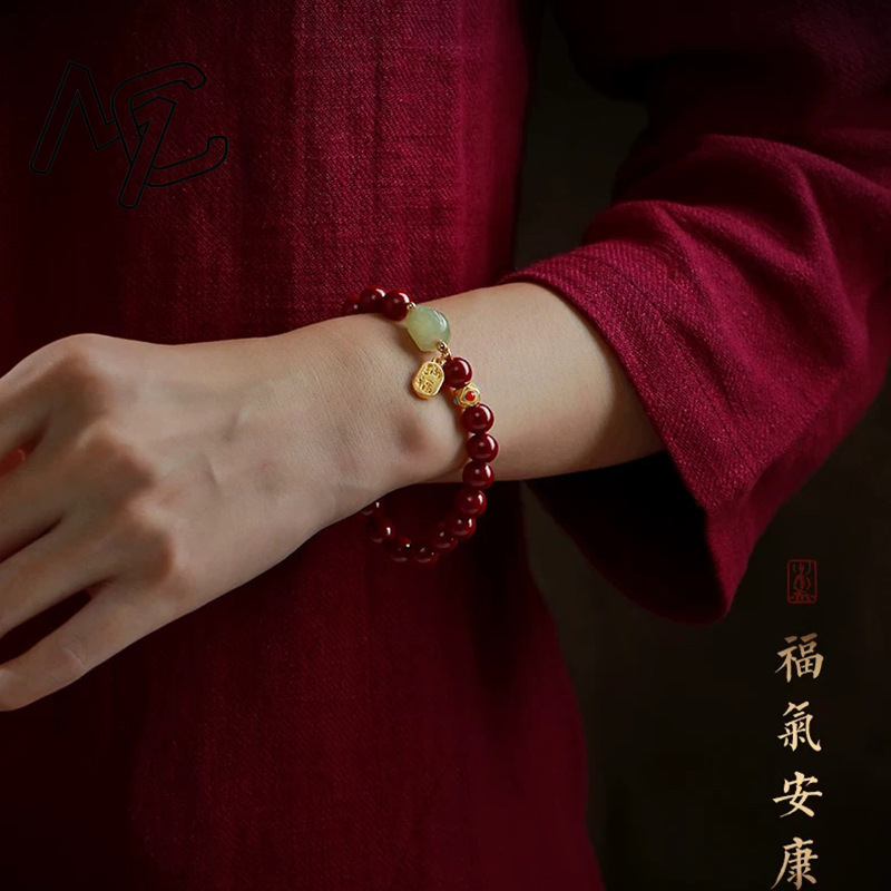 سوار خرز من الزنجفر الأحمر الط - مراجعة Women'S Fashion Jewellery وسعره
