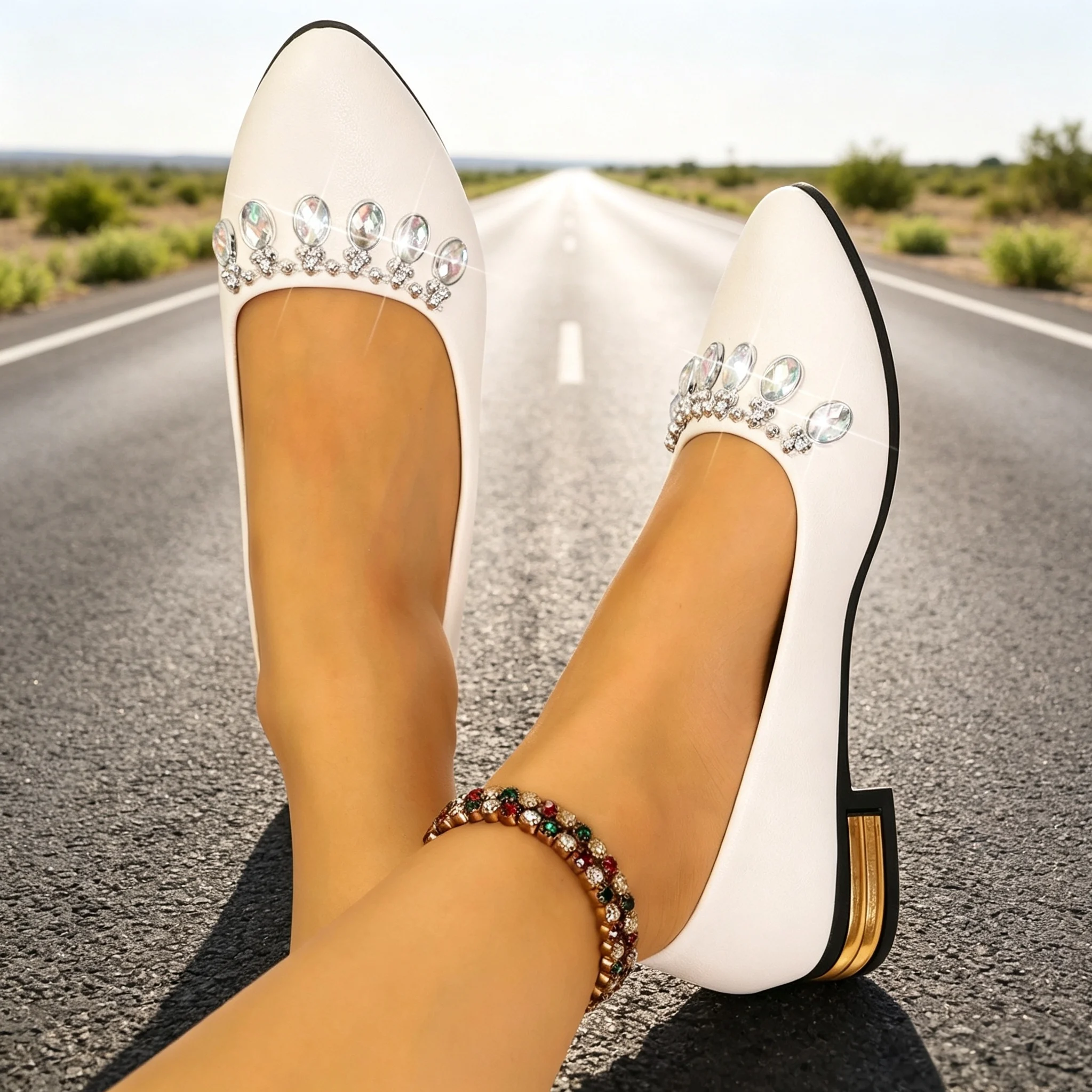 أحذية نسائية مسطحة ذات مقدمة م - مراجعة Women'S Fashion Shoes وسعره