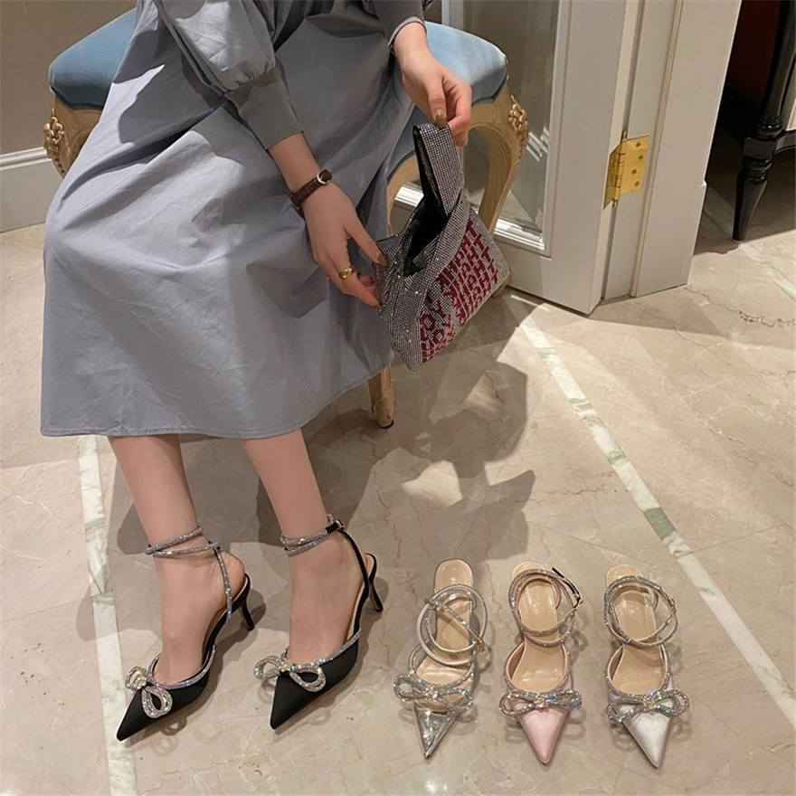صندل نسائي أنيق مزين بالماس وا - مراجعة Women'S Fashion Korea وسعره