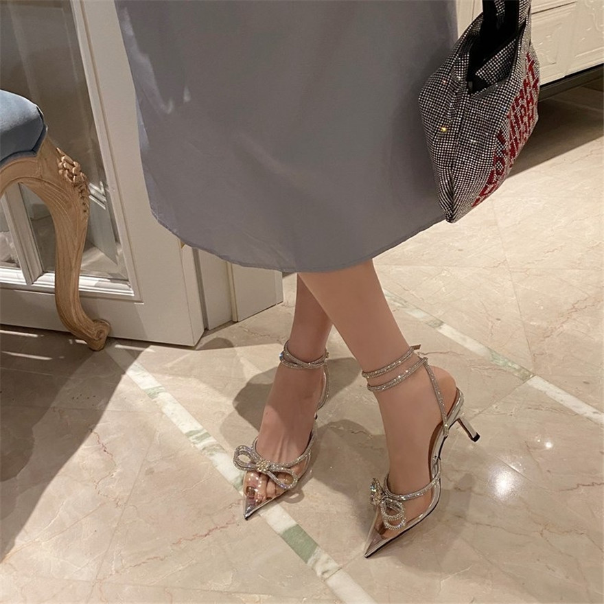 صندل نسائي أنيق مزين بالماس وا - مراجعة Women'S Fashion Korea وسعره